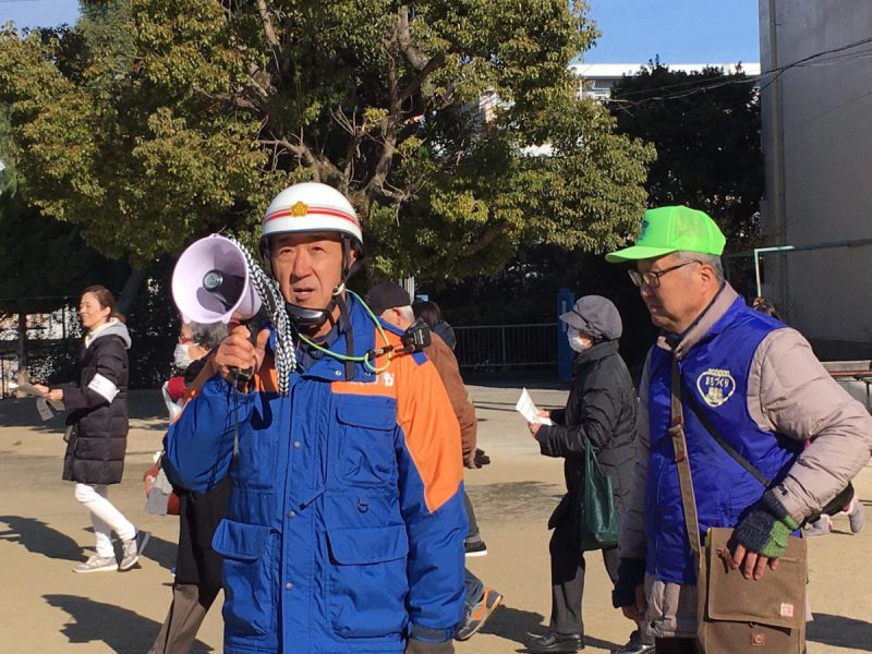 消防団訓練説明