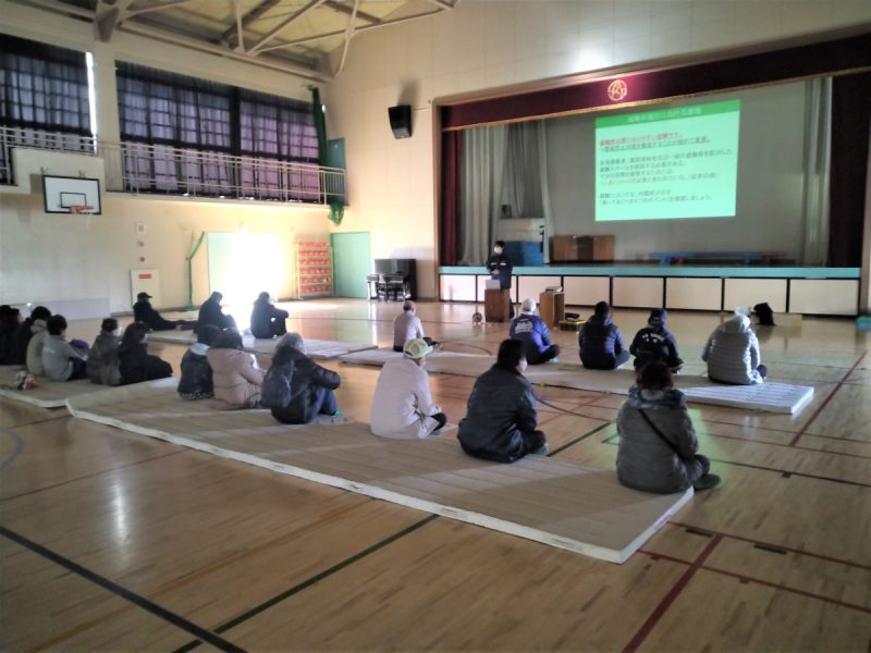 防災に関する座学