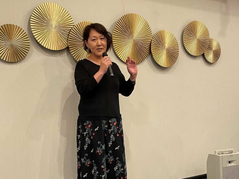 離任される先生のあいさつ