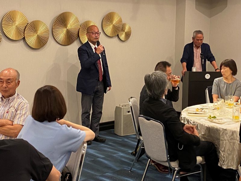 離任される先生のあいさつ