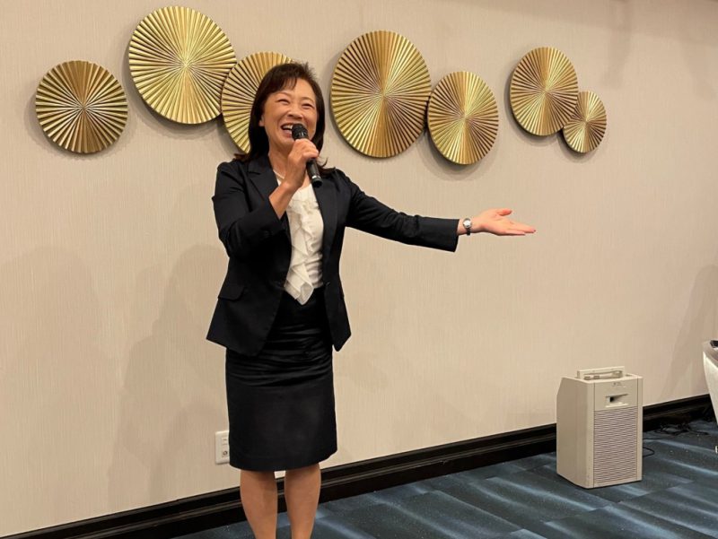 着任された先生のあいさつ