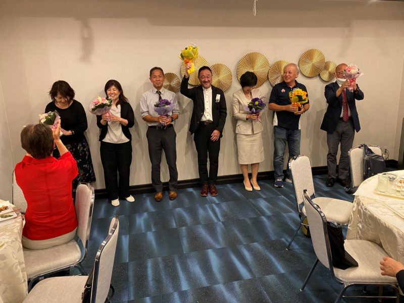 歓送迎会離任される先生方