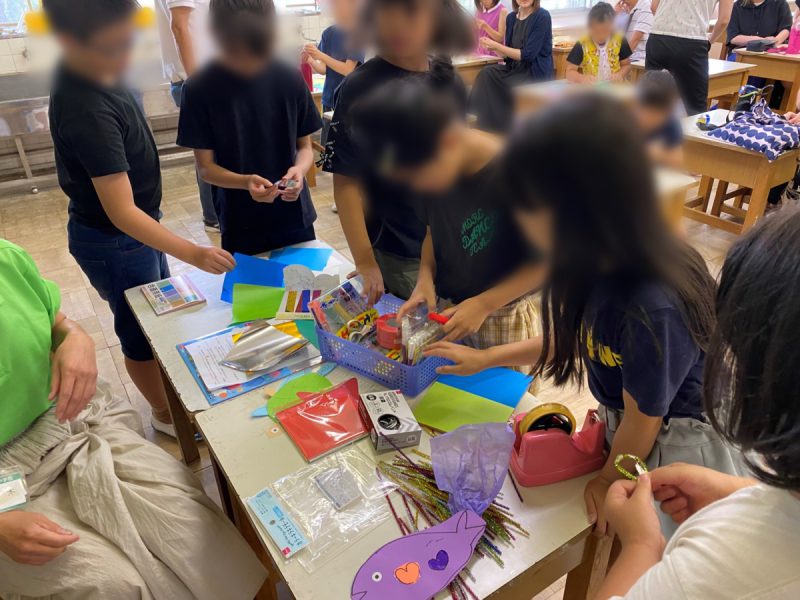 子どもみこし　飾り作製