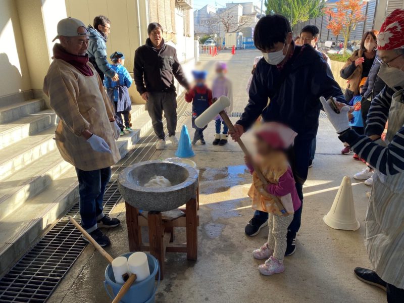 幼児もちつき